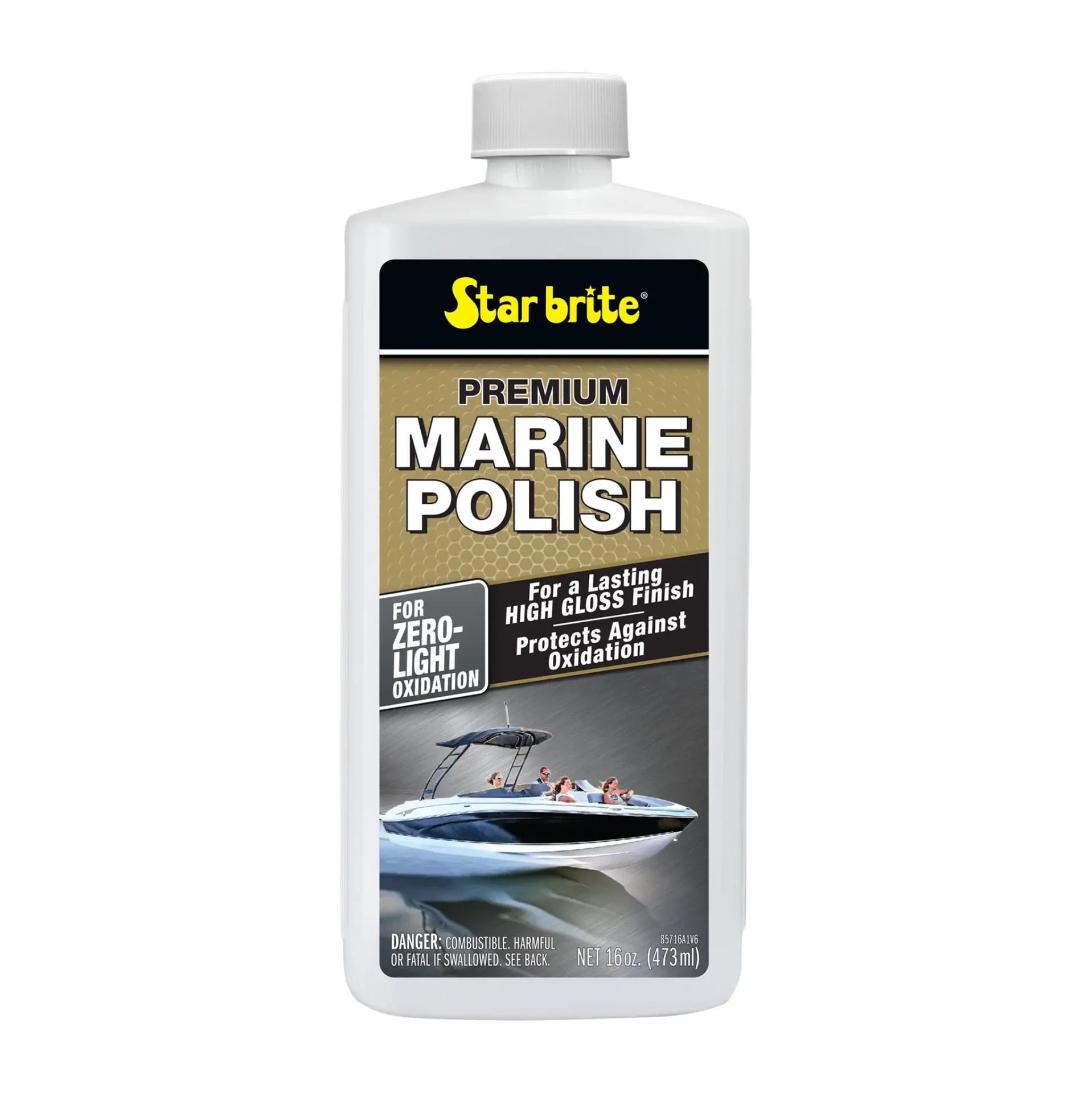 Starbrite® - PTEF® Teflonlu Premium Marin Cila (473 ml): Standart Cilalardan 5 Kat Daha Dayanıklı, Aynamsı Parlaklık ve Üstün UV Zırhı!