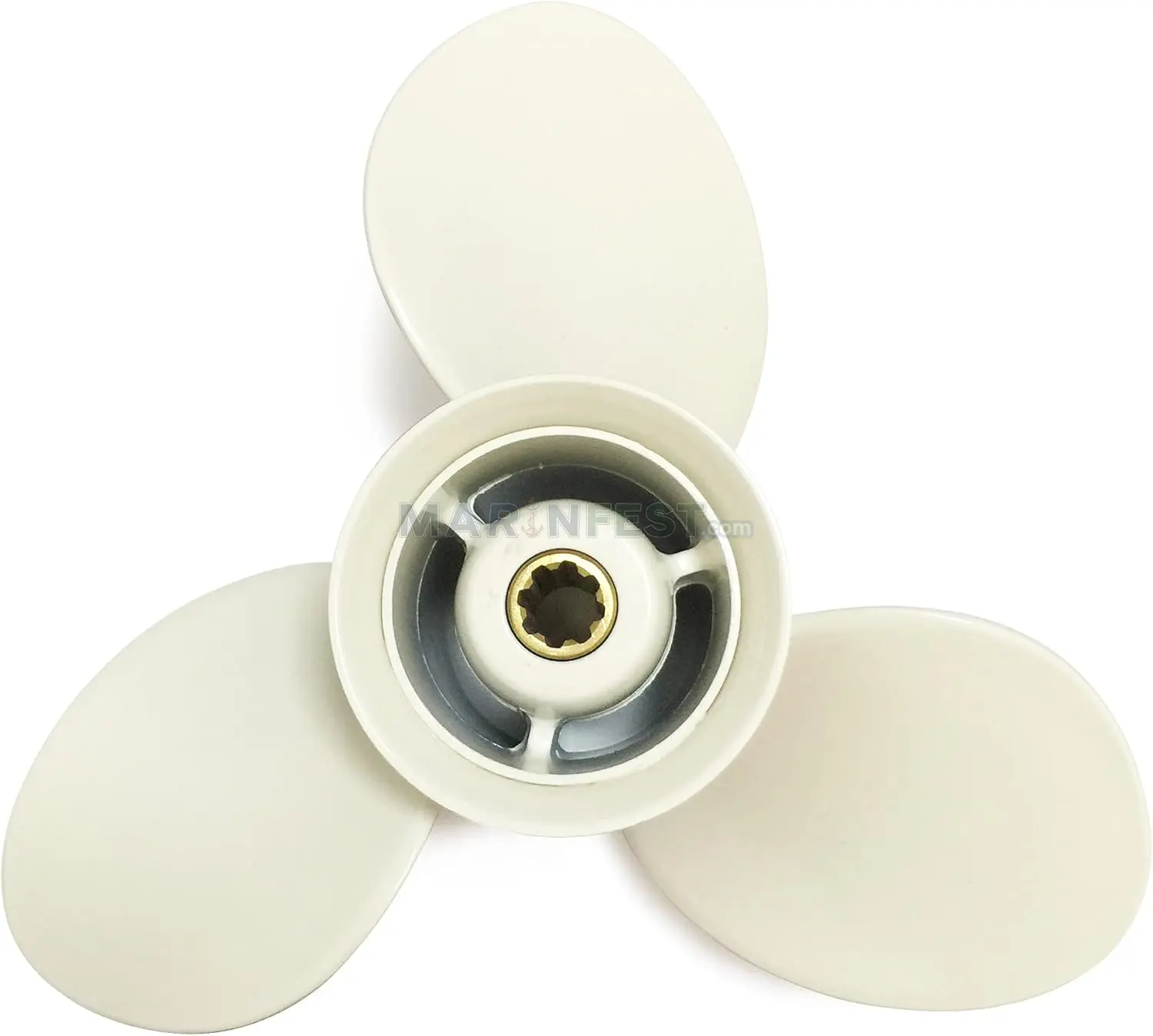 Yamarine Yamaha Outboard Propeller 9.9/15HP Dıştan Takma Motor Pervanesi Diameter: 9Ø x Pitch: 1/4 x 10''-J Freze/Spline: 8 Diş (63V-45952-00-EL)