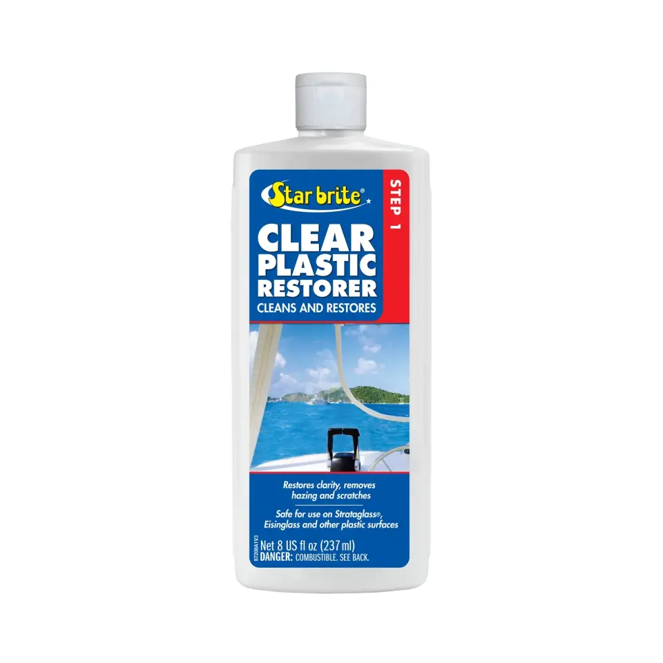 Starbrite® - Şeffaf Plastik Çizik Giderici - 1. Adım (237 ml): Sararmış ve Çizilmiş Plastiklere İlk Günkü Netliğini Geri Verin!