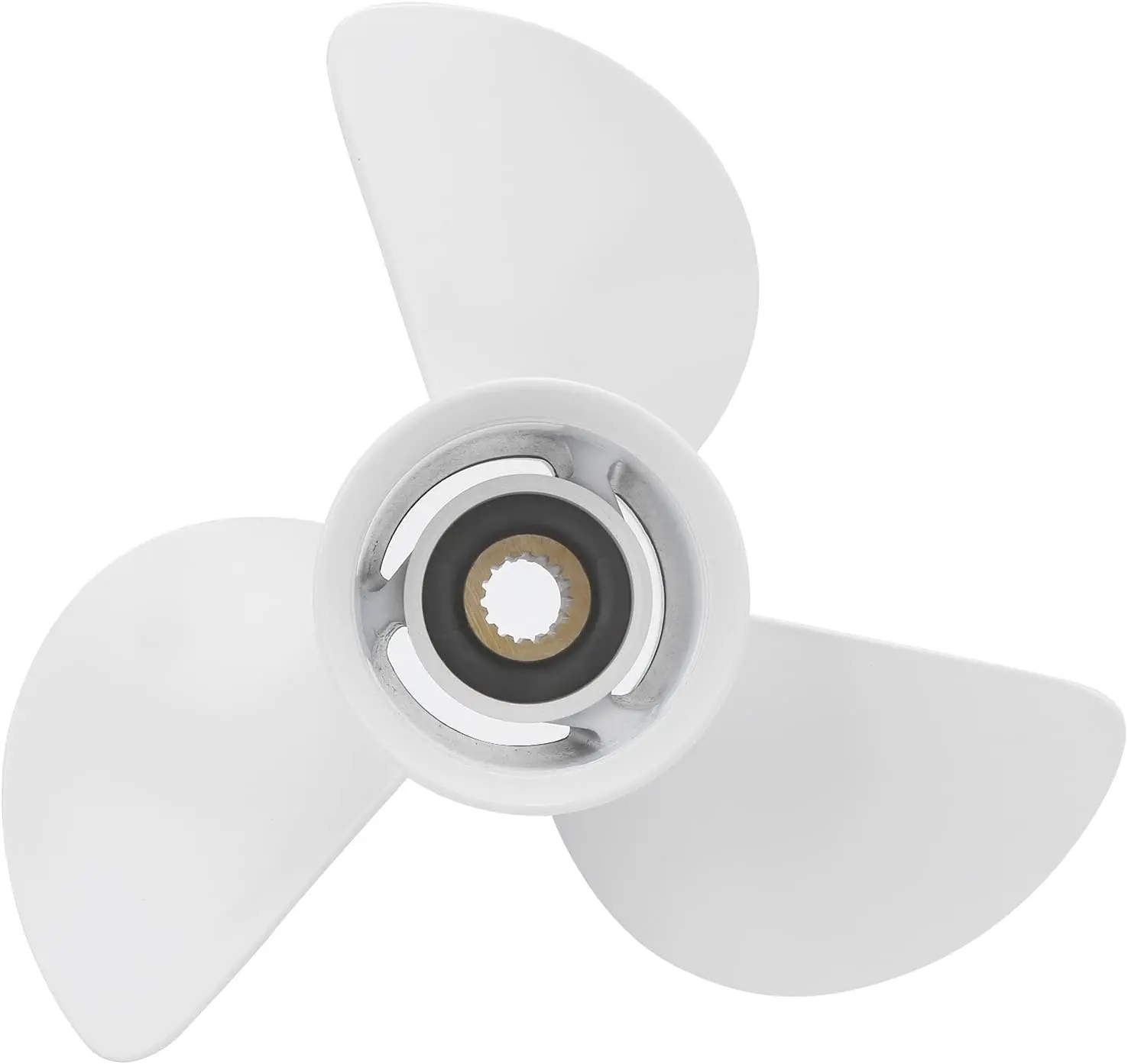 Yamarine Yamaha Dıştan Takma Motor Pervanesi 50/130HP Outboard Propeller Diameter: 13-1/4Ø x Pitch: 17''-K Spline: 15 Diş (6E5-45945-01-EL)