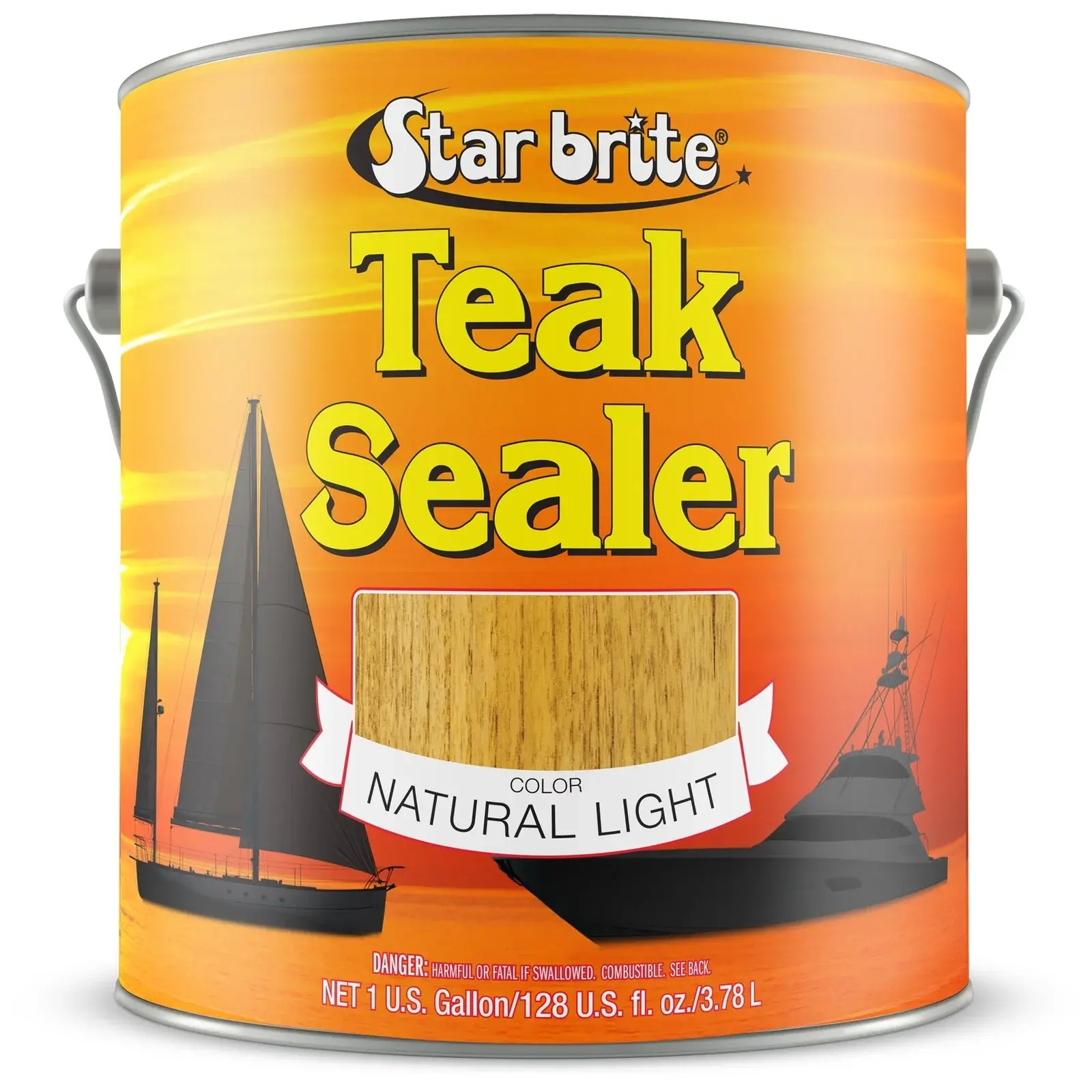 Starbrite® - Tik Koruyucu Sealer - Natural Light (3.79 Litre): Tik Ağacınız İçin Bakımı Unutturan, Tropik Güneşe ve Tuza Karşı Ultimate Sealer