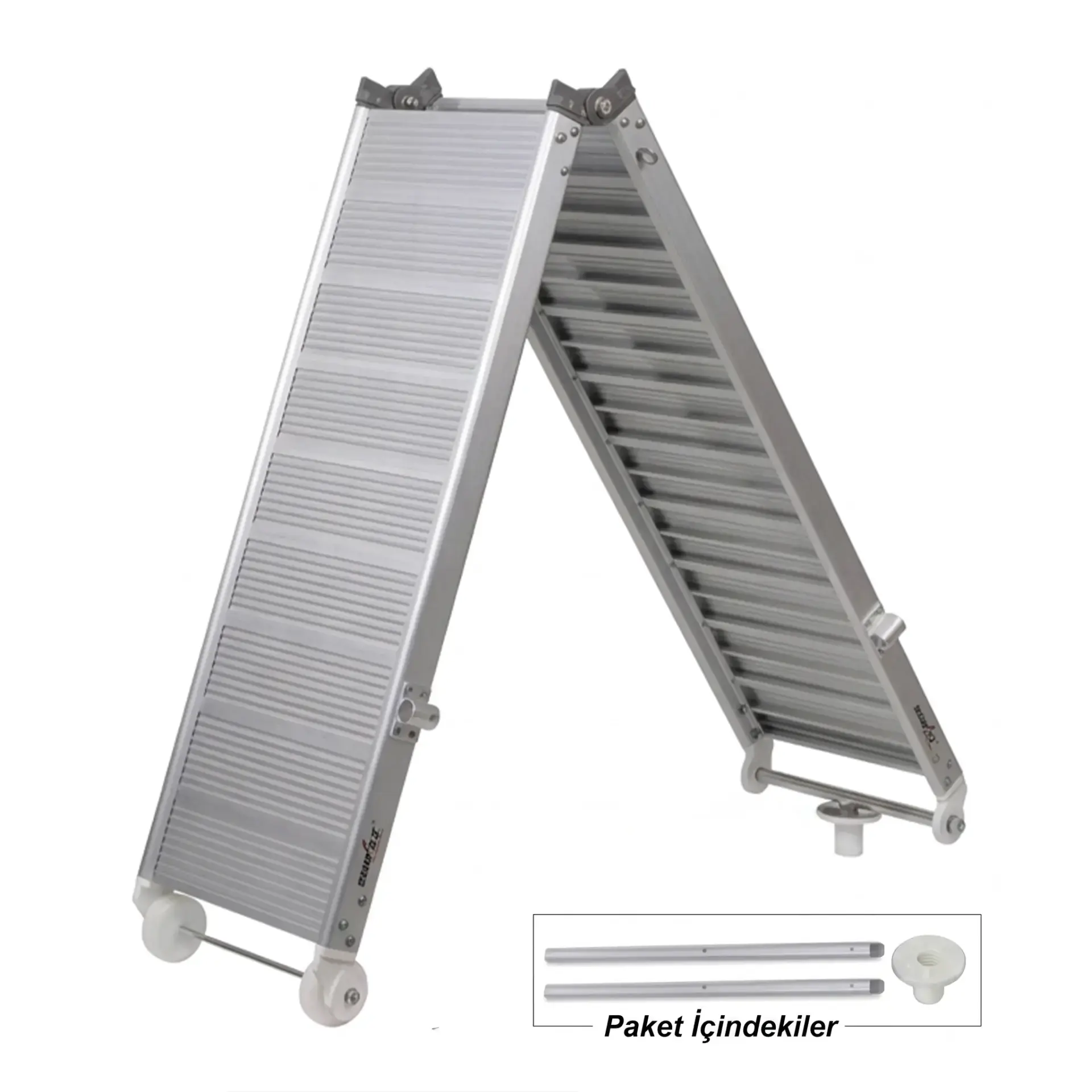 Sealux - Pasarella Tip 1K (Katlanır) Alüminyum (210x35 cm - 9,75 kg): Montaj Ayağı ve Tutamak Dahil