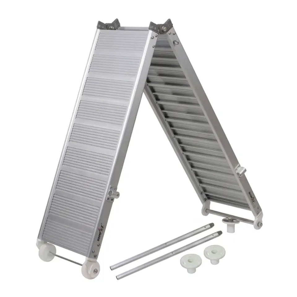 Sealux Tip 1K Alüminyum Pasarella - 210x35 cm - 9,75 kg (Katlanır Seri) - Montaj Ayağı ve Tutamak Dahil