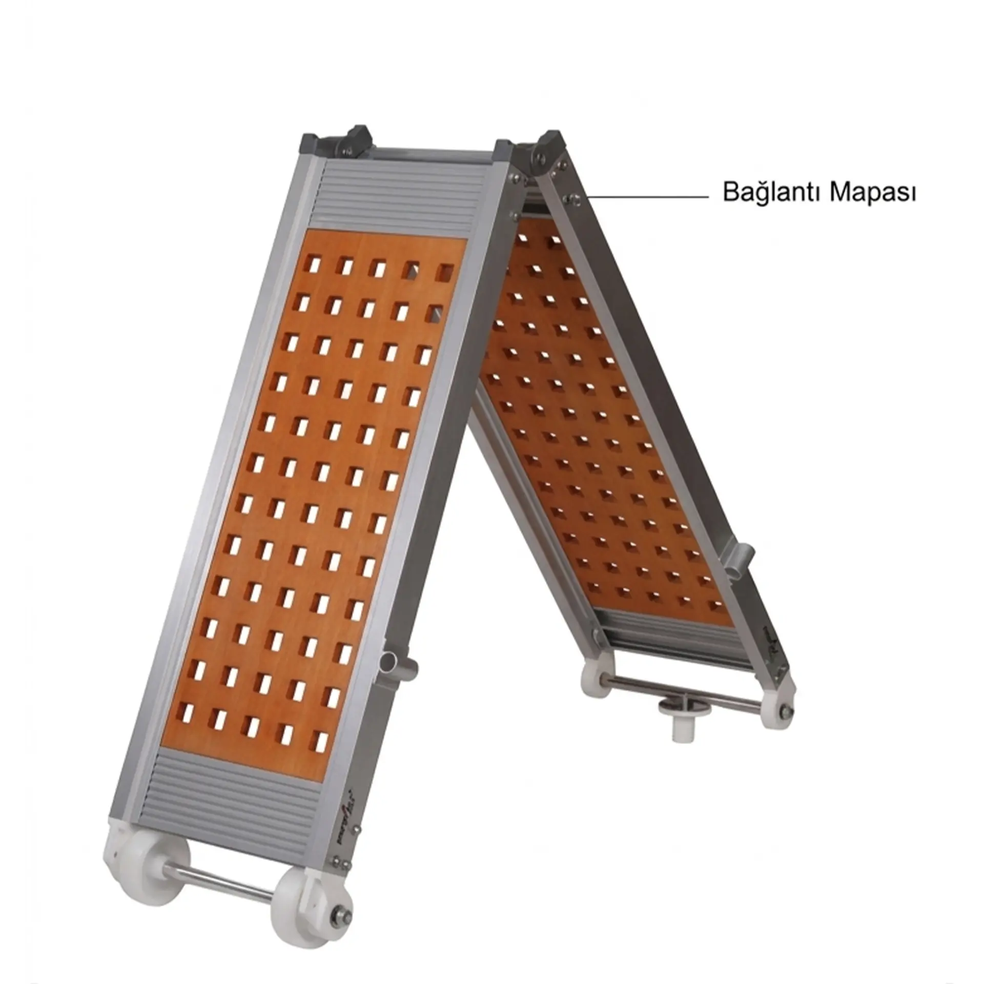 Sealux - Pasarella Tip 2K (Katlanır) Ahşap (200x35 cm - 13.25 Kg): Montaj Ayağı ve Tutamak Dahil