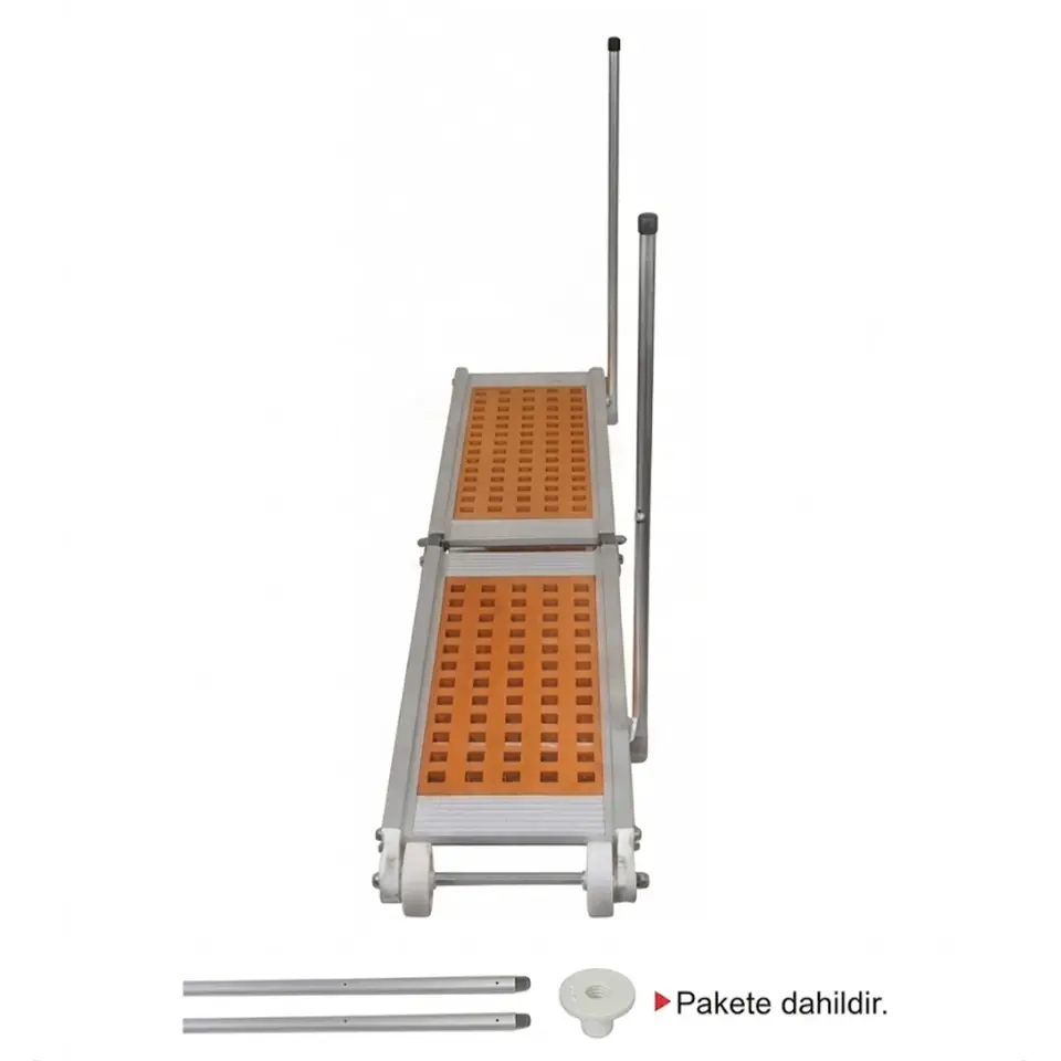 Sealux - Pasarella Tip 2K (Katlanır) Ahşap (200x35 cm - 13.25 Kg): Montaj Ayağı ve Tutamak Dahil