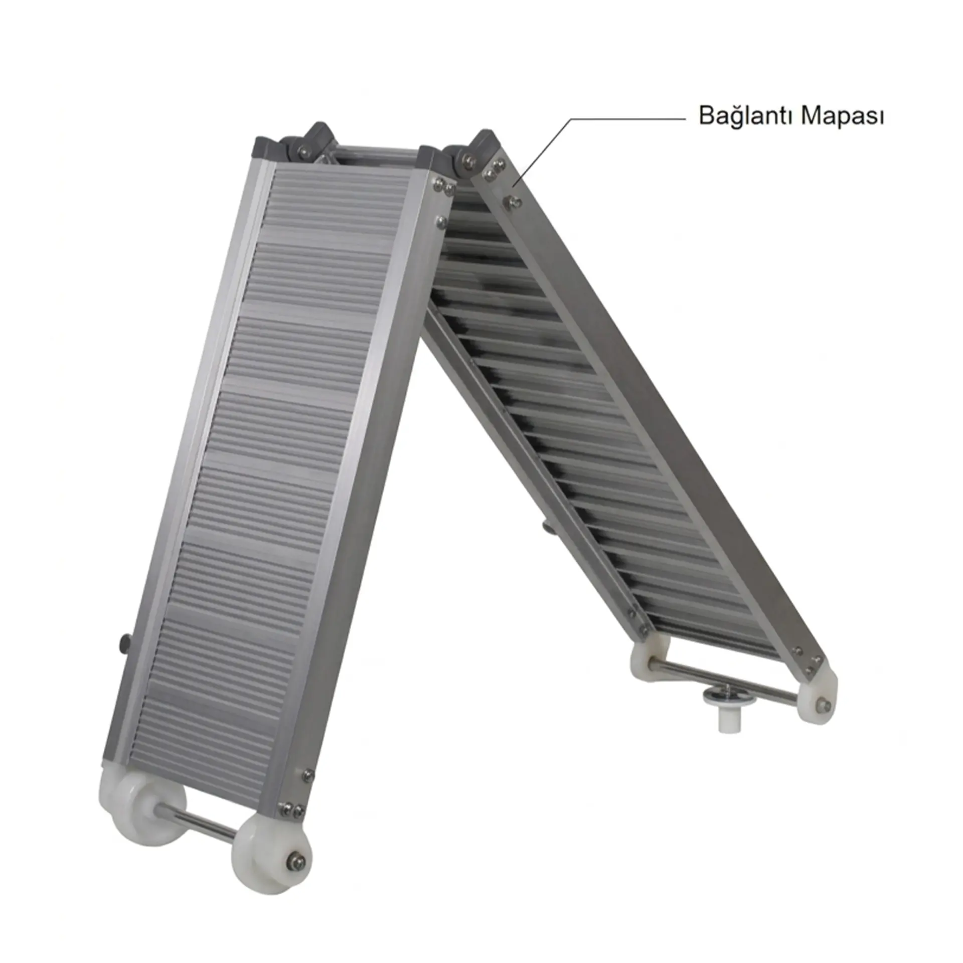Sealux - Pasarella Tip 2K (Katlanır) Alüminyum (250x40 cm - 15.50 Kg): Geniş Katlanır Seri, Montaj Ayağı ve Tutamak Dahil
