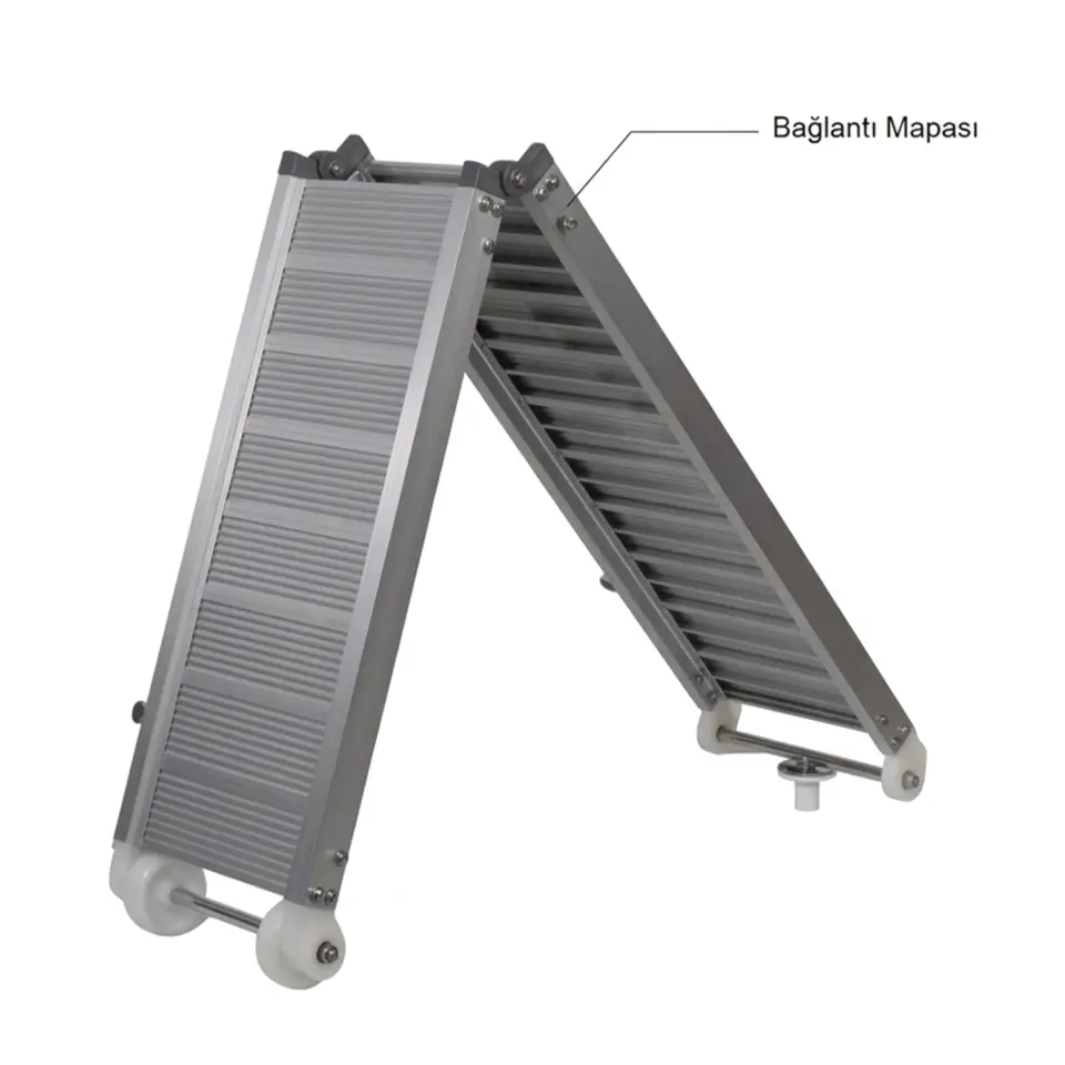 Sealux - Pasarella Tip 2K (Katlanır) Alüminyum (250x40 cm - 15.50 Kg): Geniş Katlanır Seri, Montaj Ayağı ve Tutamak Dahil