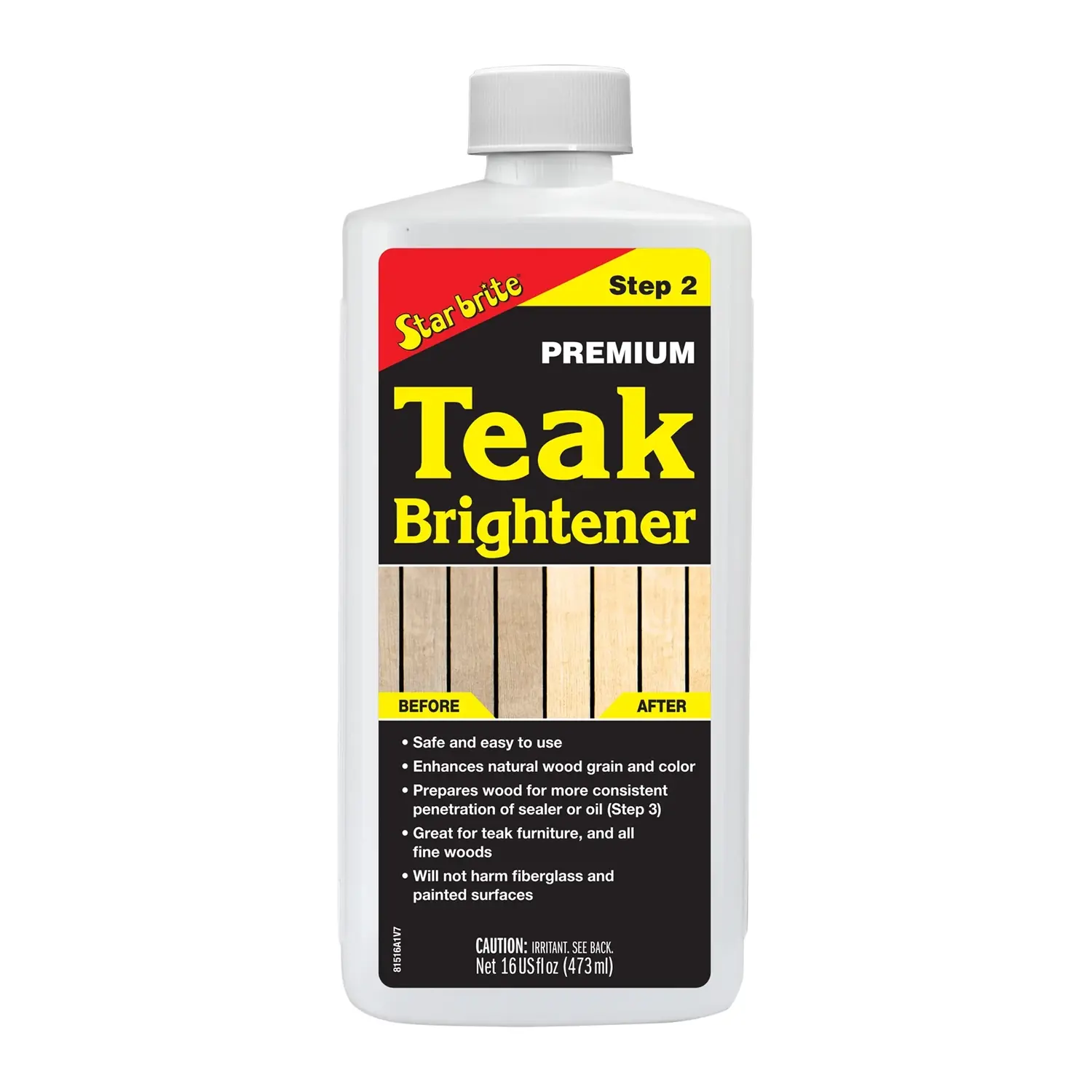 Starbrite® - Premium Tik Parlatıcı - 2. Adım (473 ml): Yorgun Ahşaplarınıza Doğal Sıcaklığını ve Büyüleyici Damarlarını Geri Verin!
