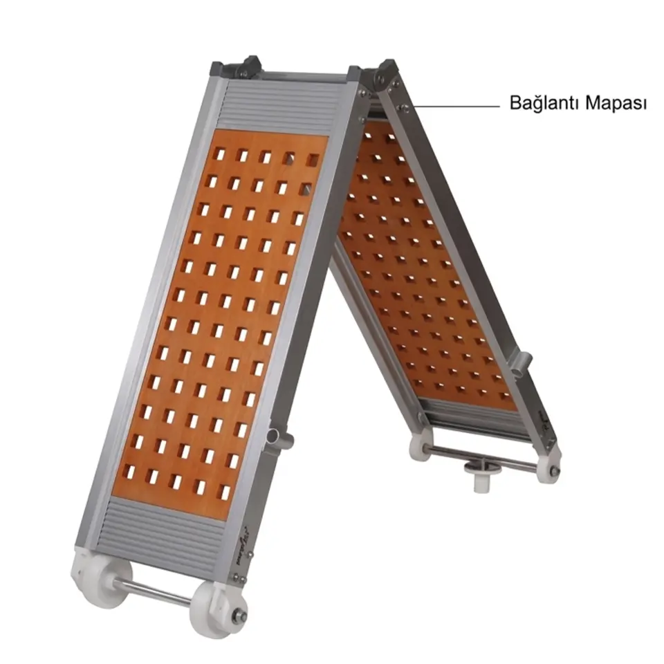Sealux - Pasarella Tip 2K (Katlanır) Ahşap (250x35 cm - 15 Kg): Montaj Ayağı ve Tutamak Dahil