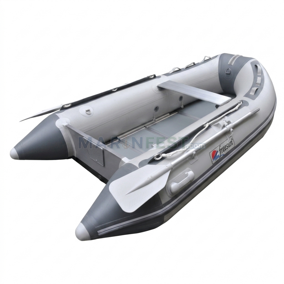FREESUN RY-BD 240 Ahşap Tabanlı Katlanır Bot - 240 cm - 6 HP Uyumlu (Bot Pompası, Kürek ve Tamir Takımı Dahil)