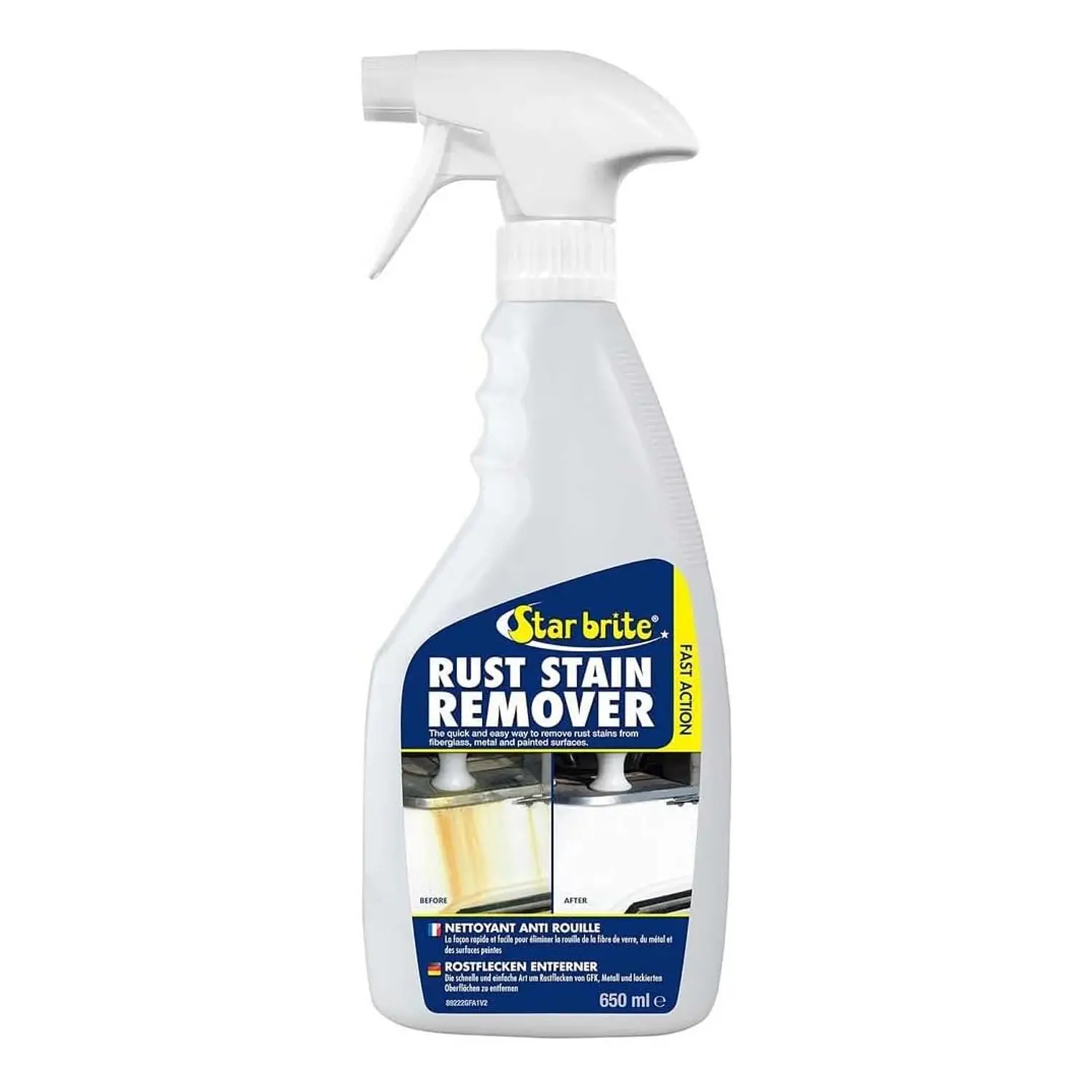 Starbrite® - Pas Lekesi Çıkarıcı (650 ml): Ovma Yok, Fırçalama Yok; Pas Lekelerine Sprey Gücüyle Anında Son Verin!