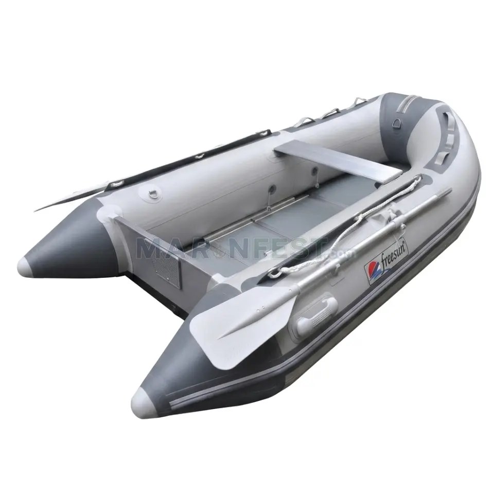 FREESUN RY-BD 370 Ahşap Tabanlı Katlanır Bot 370 cm - 20 HP Uyumlu (Bot Pompası, Kürek ve Tamir Takımı Dahil)