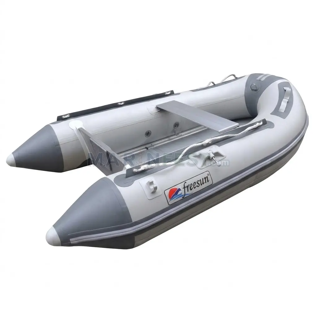 FREESUN RY-BD 370 Alüminyum Katlanır Tabanlı Bot 370 cm - 20 HP Uyumlu (Bot Pompası, Kürek ve Tamir Takımı Dahil)