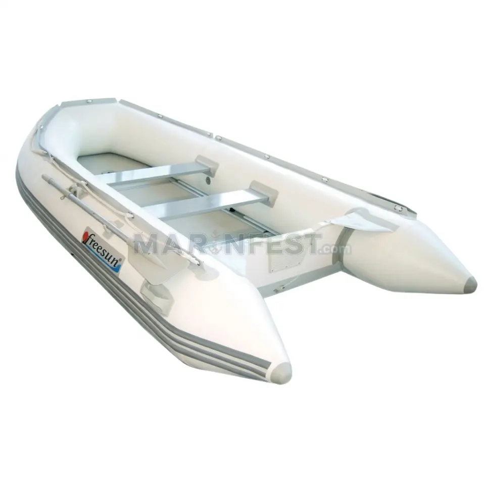 FREESUN RY-BD 240 Izgara Tabanlı Katlanır Bot 240 cm - 2.5 / 6 HP Uyumlu (Bot Pompası, Kürek ve Tamir Takımı Dahil) - Beyaz