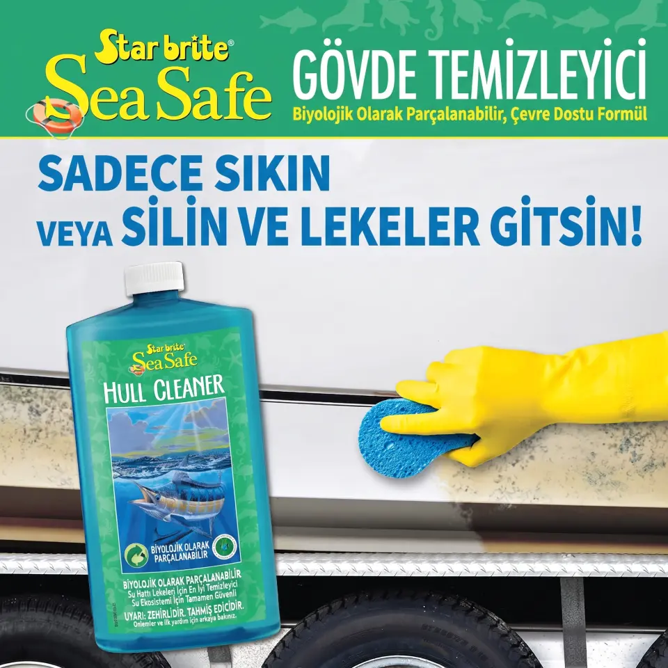 Starbrite® - Gövde Temizleyici Sea Safe Deniz Dostu (950 ml): Asitsiz Güç, Anında Çözücü Etki ve Çevre Dostu Temizlik!