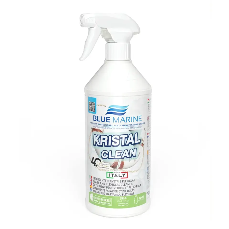 Blue Marine - Kristal Clean Cam ve Pleksiglas Temizleyici (750 gr): Hassas Yüzeyler İçin Çok Amaçlı ve Kusursuz Temizlik!