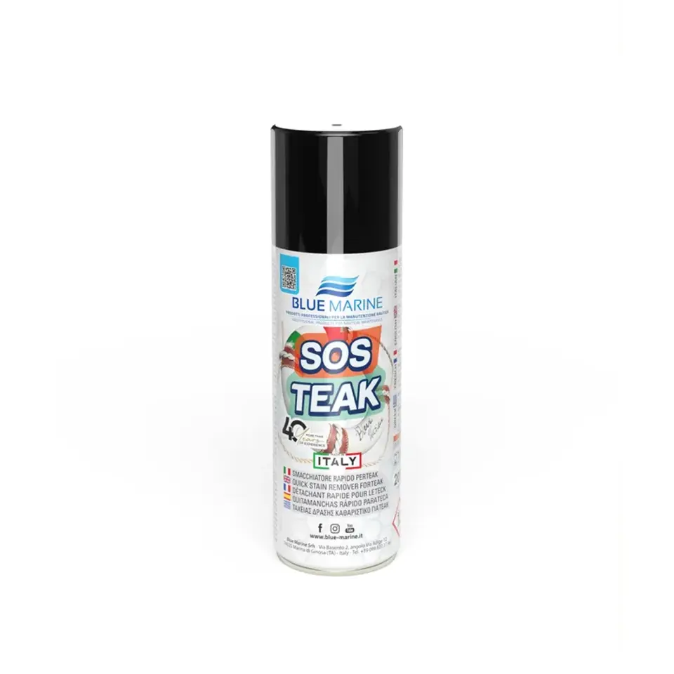Blue Marine-  SOS Teak Hızlı Leke Çıkarıcı (200 ml): Tik Ahşaplardaki İnatçı Lekelere Karşı Pratik ve Kuru Çözüm!