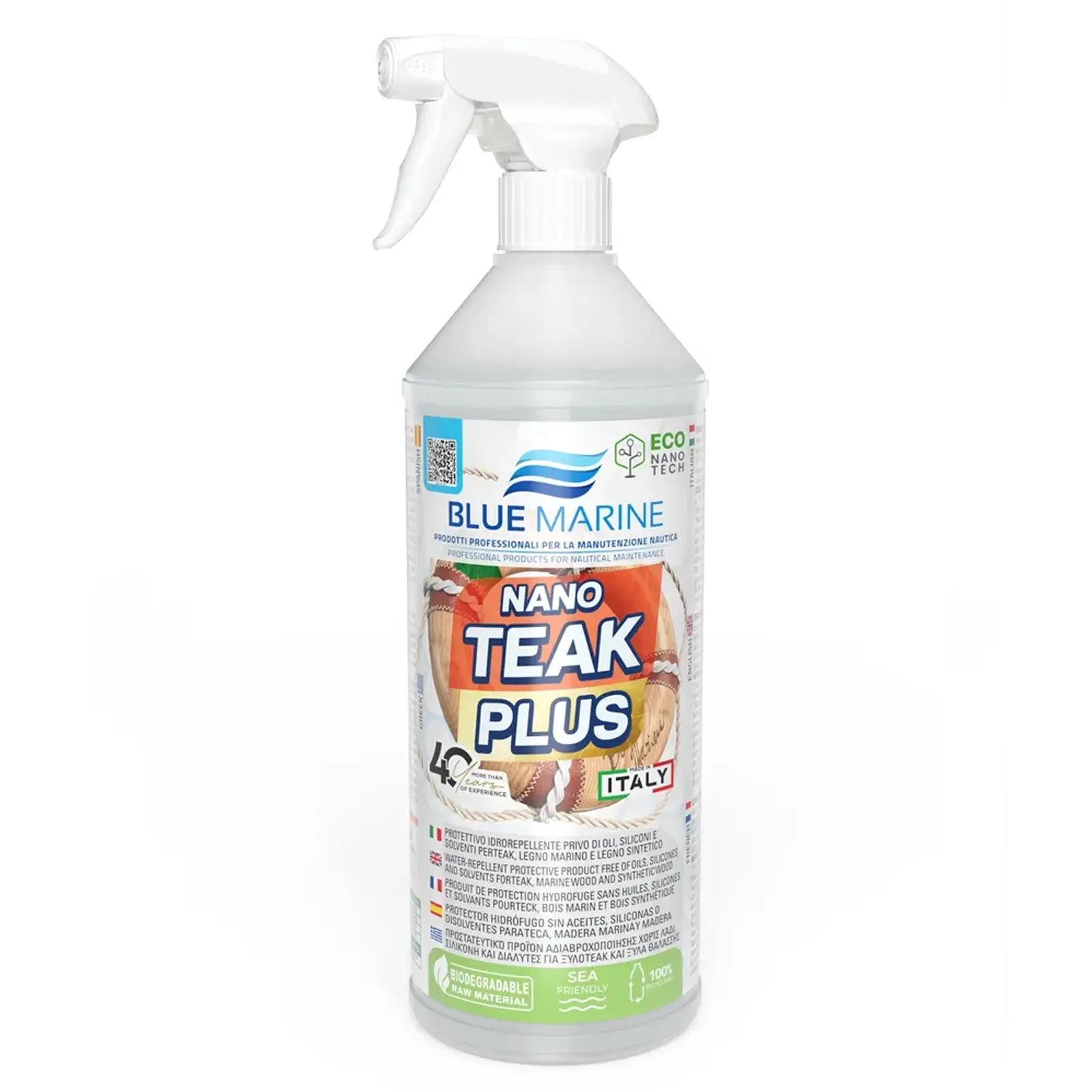 Blue Marine - Nano Teak Plus Su İtici ve Koruyucu (500 ml): Nanoteknolojik Güçle Tik Ahşaplarınız İlk Günkü Gibi Güvende!