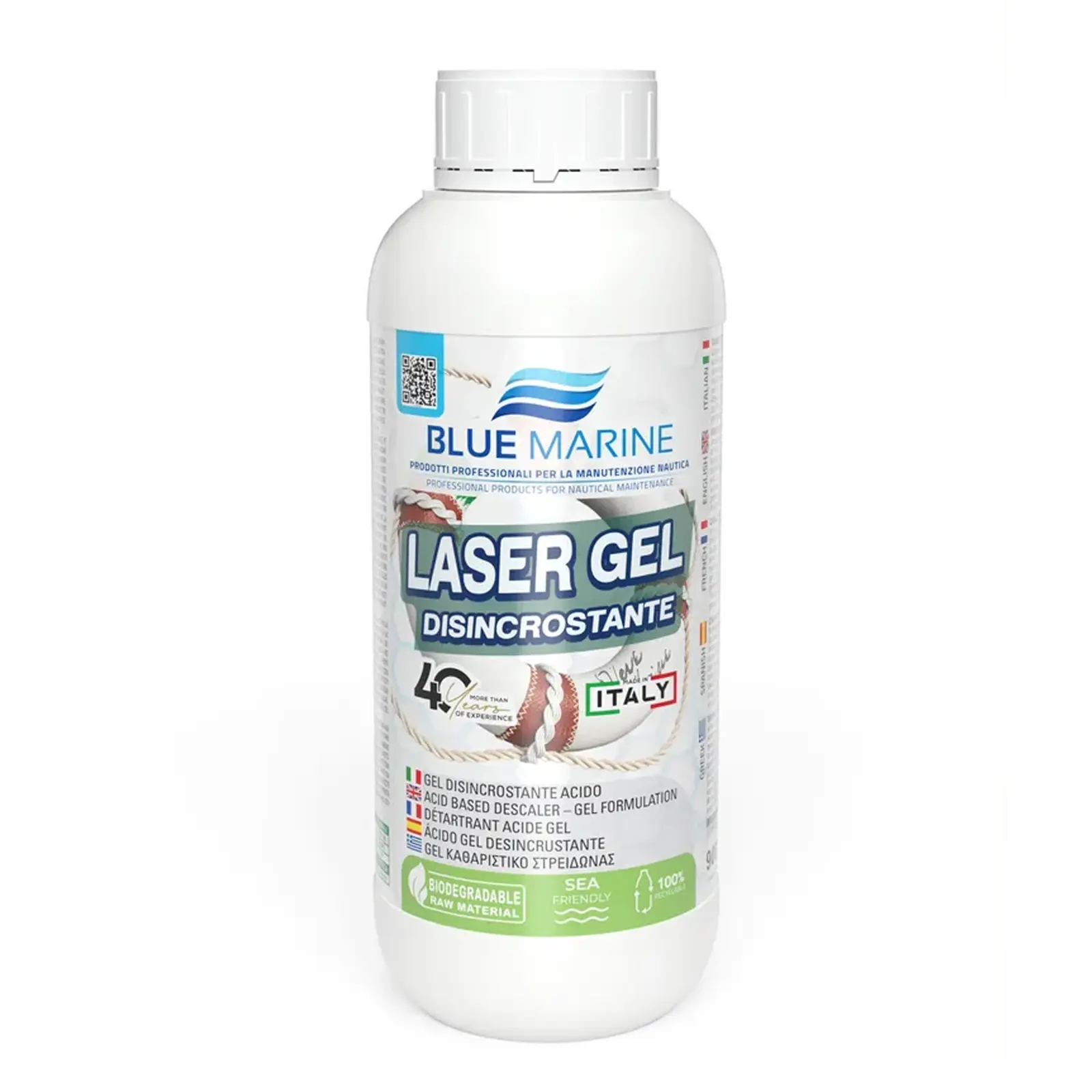 Blue Marine - Laser Gel Kireç Çözücü Jel (900 gr): Kabuklanma, Pas ve Sararmalara Karşı Güçlü Jel Formülü!