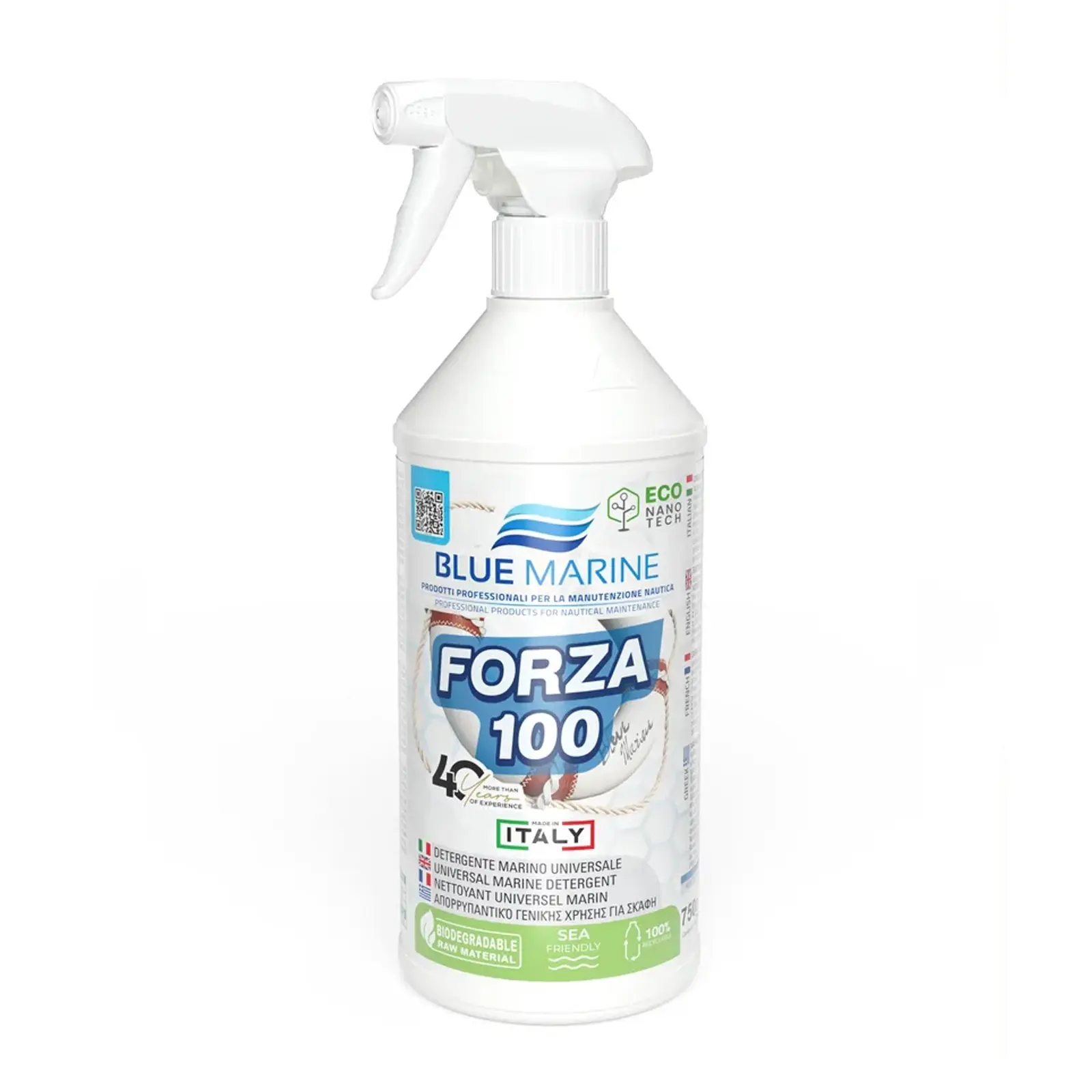 Blue Marine - Forza 100 Genel Amaçlı Marin Temizleyici (750 gr): Teknenizin Her Köşesi İçin Yüksek Konsantre Temizlik Gücü!