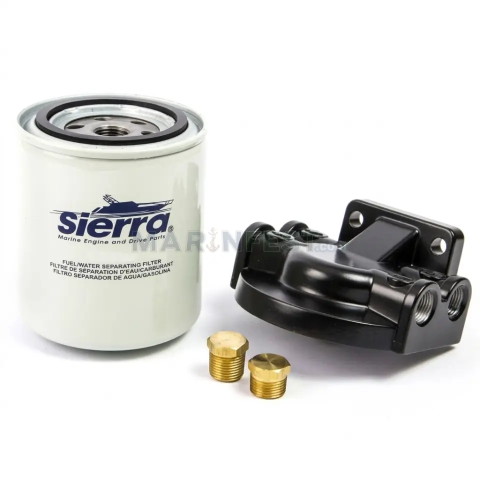 Sierra 18-7852-1 Braketli Komple Su Ayırıcı Benzin Filtresi Kiti: Evrensel Marine Tipi (Braket + Filtre Elemanı) (35-802893Q4)