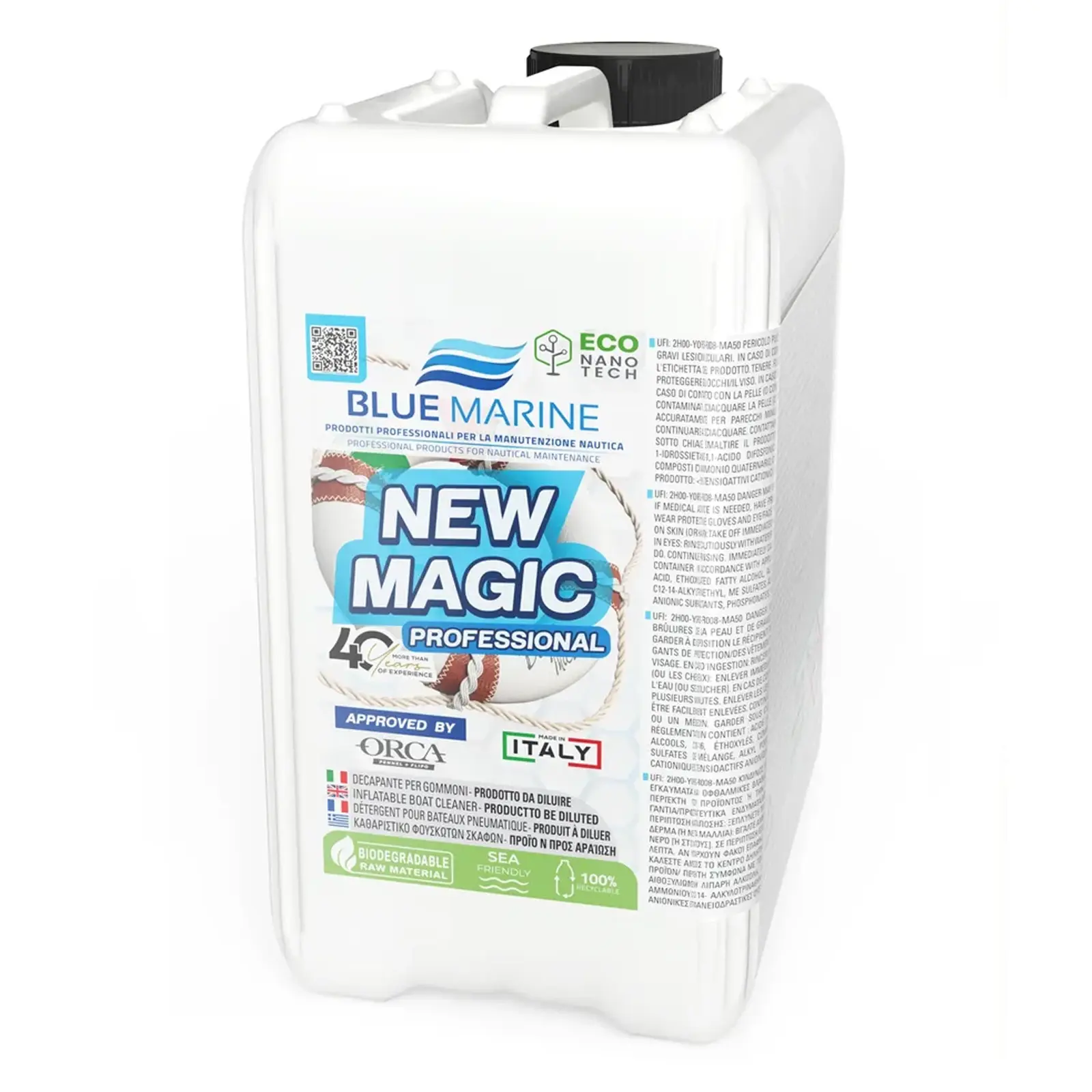 Blue Marine - New Magic Bot Temizleyici Pro (5 Kg): Orijinal Rengi Geri Getiren ve Onarıma Hazırlayan Profesyonel Temizlik Gücü!