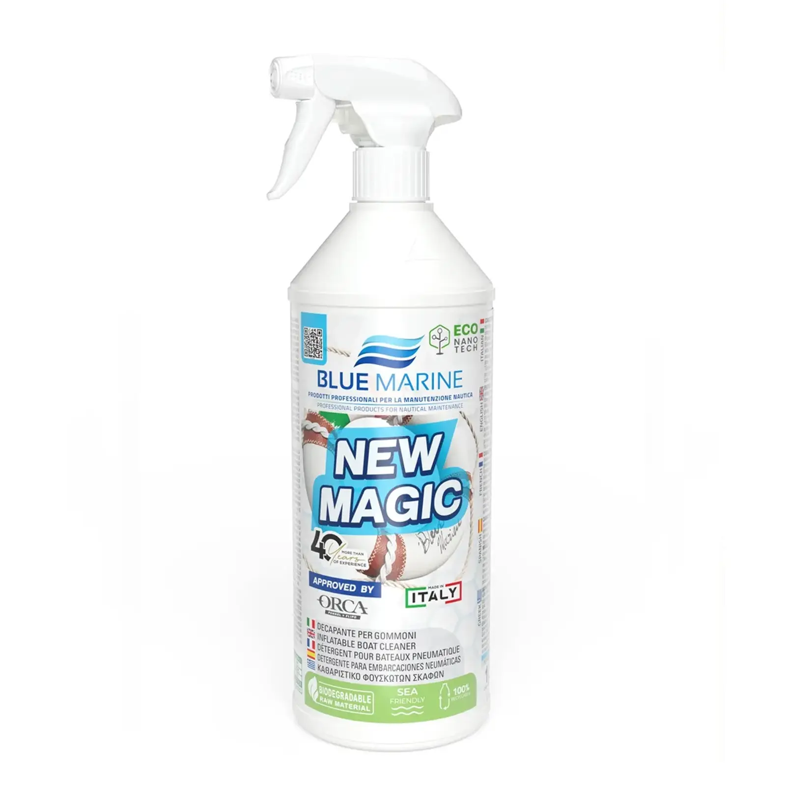 Blue Marine - New Magic Bot Temizleyici (1 Lt): Orijinal Rengi Geri Getiren ve Onarıma Hazırlayan Profesyonel Bakım!