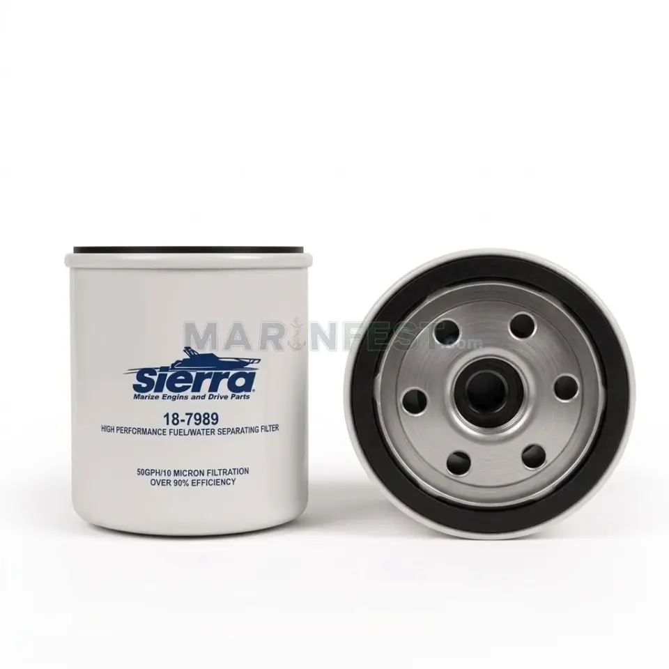Sierra 18-7989 Volvo Penta Uyumlu 10 Mikron Su Ayırıcı Benzin Filtresi (3862228 / 3851218)