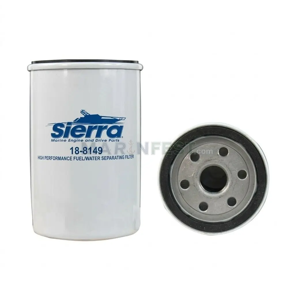 Sierra 18-8149 Yamaha / Volvo Penta Uyumlu High Performance 10 Mikron Yakıt ve Su Ayırıcı Filtre (3847644)