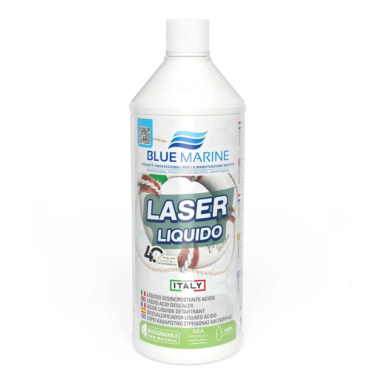 Blue Marine - Laser Liquido Sıvı Kireç Çözücü (1 Kg): Karina, Su Hattı ve Pervanelerde Keskin Asit Gücü!