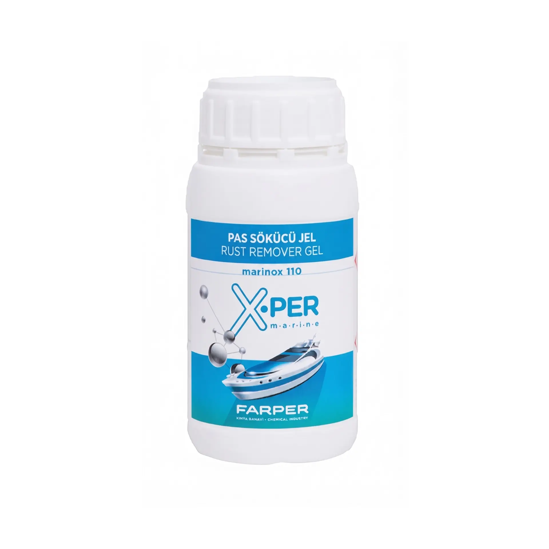 X-Per Marine - Pas Sökücü Jel Marinox 110 (330 Gr): Krom Aksamdaki İnatçı Korozyona Karşı Akmayan Jel Gücü!