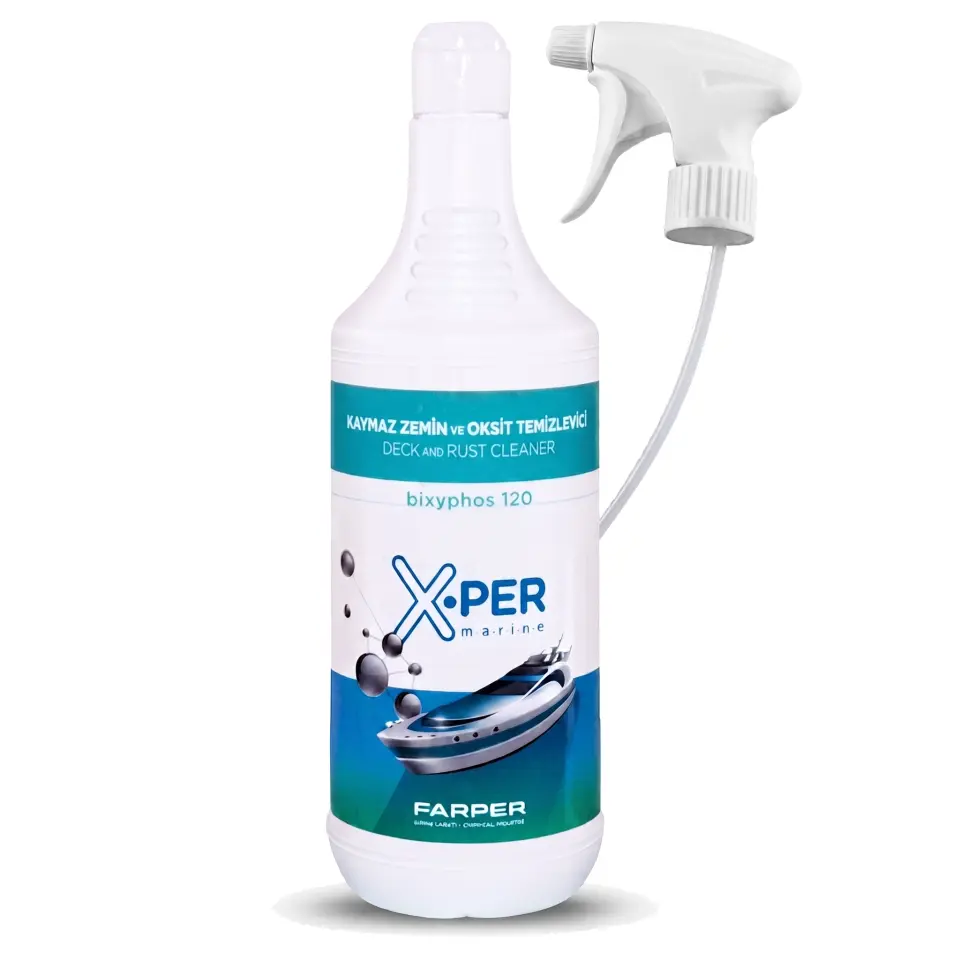 X-Per Marine - Kaymaz Zemin ve Oksit Temizleyici Bixyphos 120 (1 L): Doğa Dostu Formülle Güverte ve Kromlarda Kusursuz Temizlik!