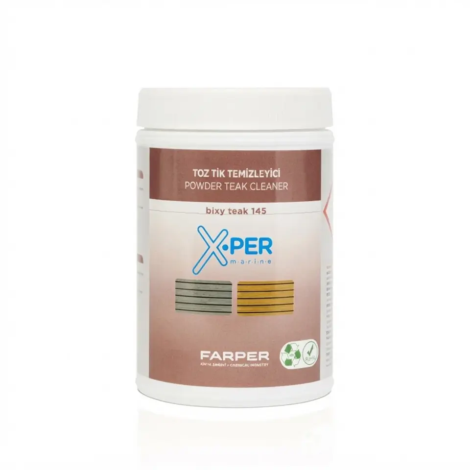 X-Per Marine - Toz Tik Temizleyici Bixy Teak Cleaner 145 (1 Kg): %100 Saf Organik Güçle Tiklerinizde Doğal ve Kusursuz Yenilenme!