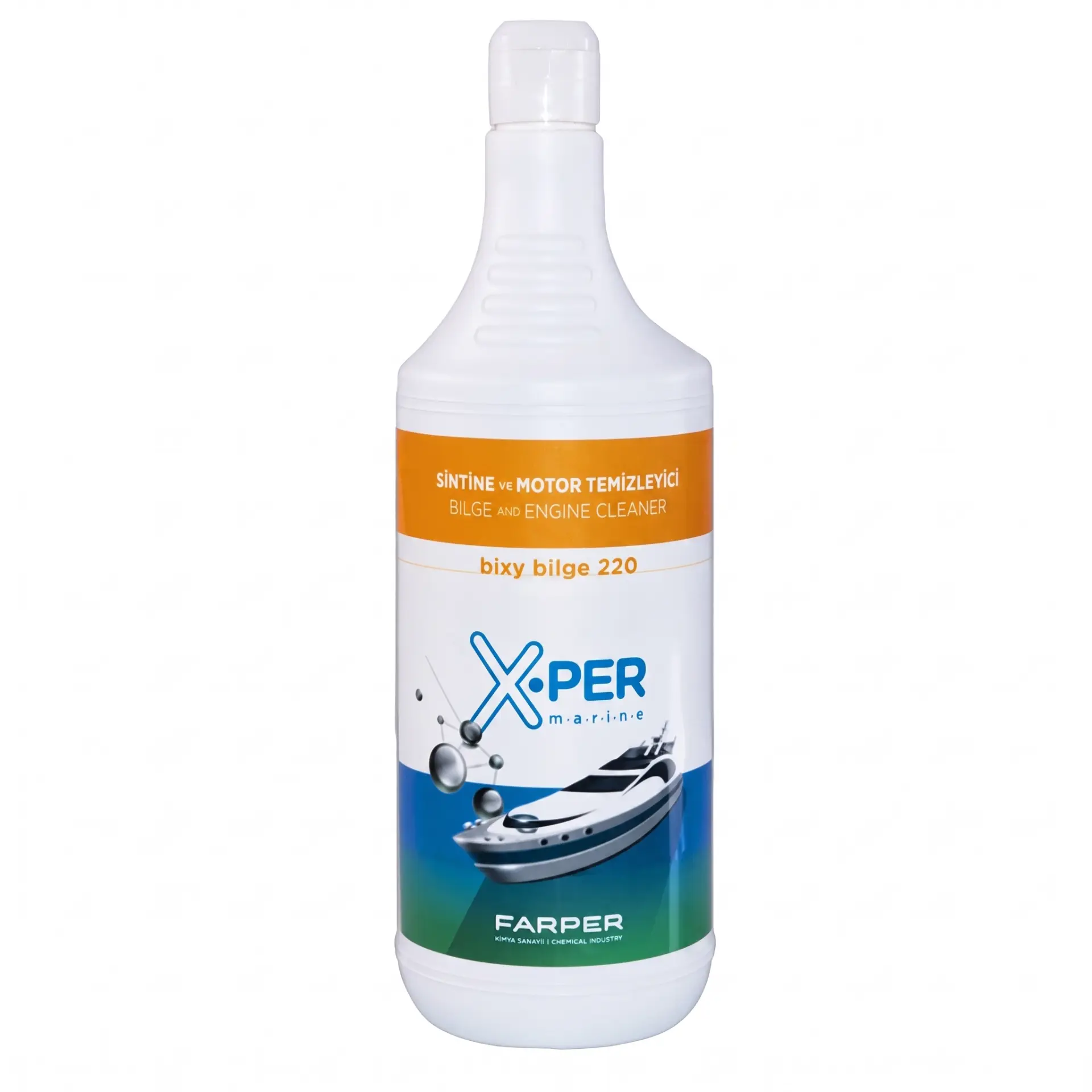 X-Per Marine - Sintine ve Motor Temizleyici Bixy Bilge 220 (1 L): Seyir Halinde Sintine Temizliğinde %20 Aktif Madde Gücü!