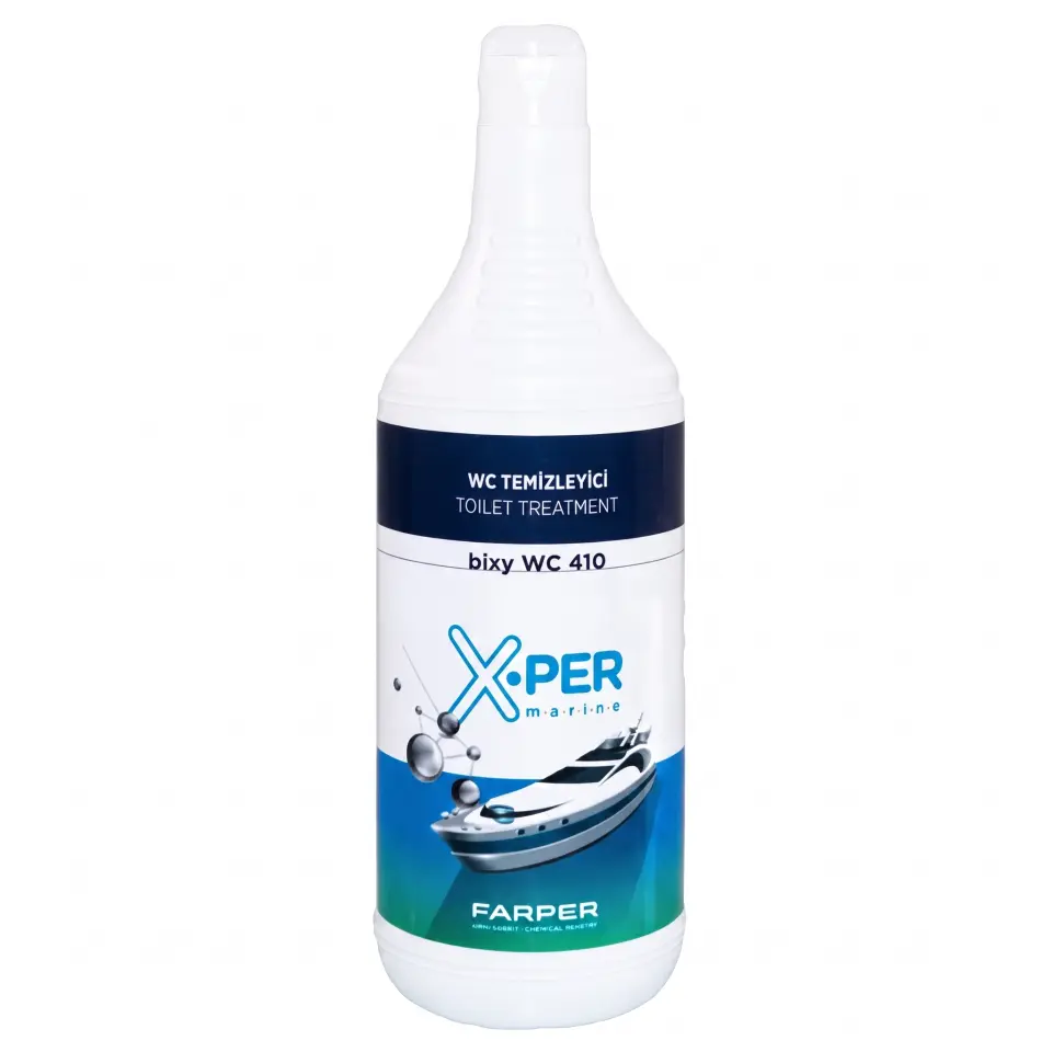 X-Per Marine - WC Temizleyici Bixy WC 410 (1 L): Pis Su Tanklarında Biyolojik Parçalama ve Kesin Koku Kontrolü!