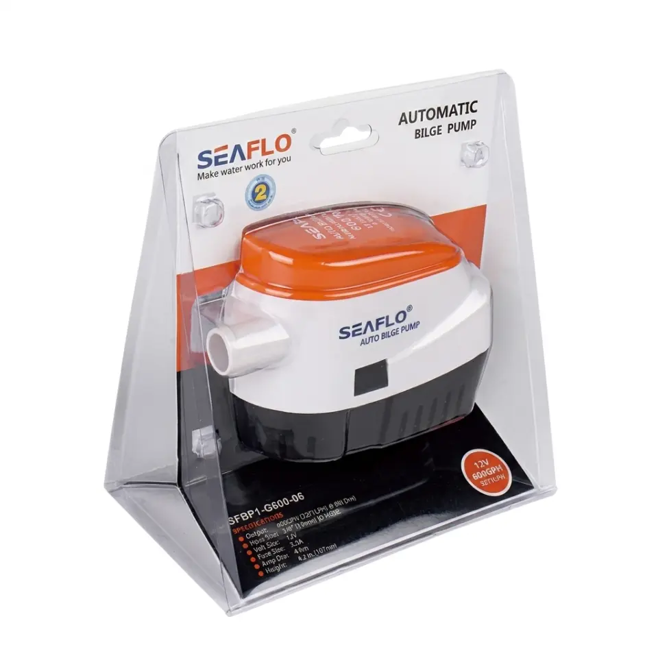 SEAFLO Otomatik Sintine Pompası 750 GPH 12V (Hortum Çıkışı Ø:19 mm)