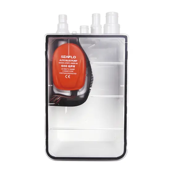 SEAFLO (Shower Sump) Otomatik Duş ve Lavabo Tahliye Sistemi 750 GPH 24 V - Çıkış Çapı: 3/4'' (19 mm)