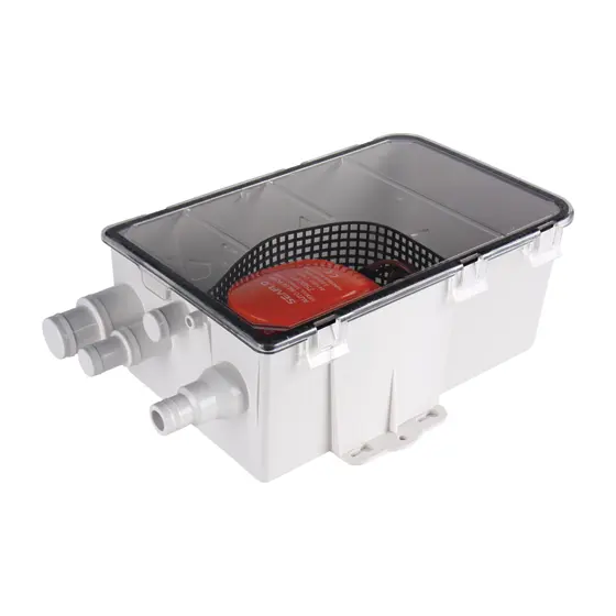 SEAFLO (Shower Sump) Otomatik Duş ve Lavabo Tahliye Sistemi 750 GPH 24 V - Çıkış Çapı: 3/4'' (19 mm)