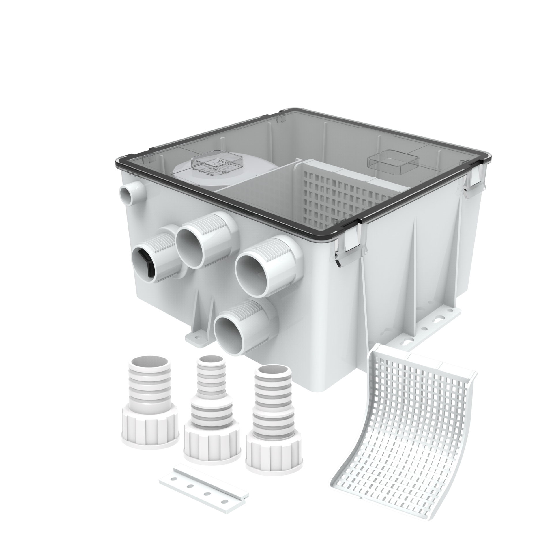 SEAFLO (Shower Drain Box) Otomatik Duş ve Lavabo Tahliye Sistemi 1200 GPH 12V  1''(25mm) - Çıkış Çapı: 1-1/8''(29mm)