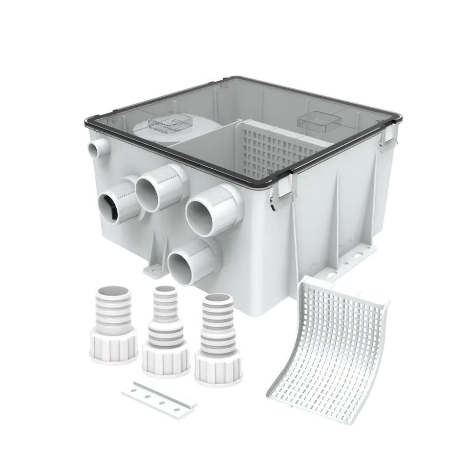 SEAFLO (Shower Drain Box) Otomatik Duş ve Lavabo Tahliye Sistemi 1200 GPH 24V  1''(25mm) - Çıkış Çapı: 1-1/8''(29mm)