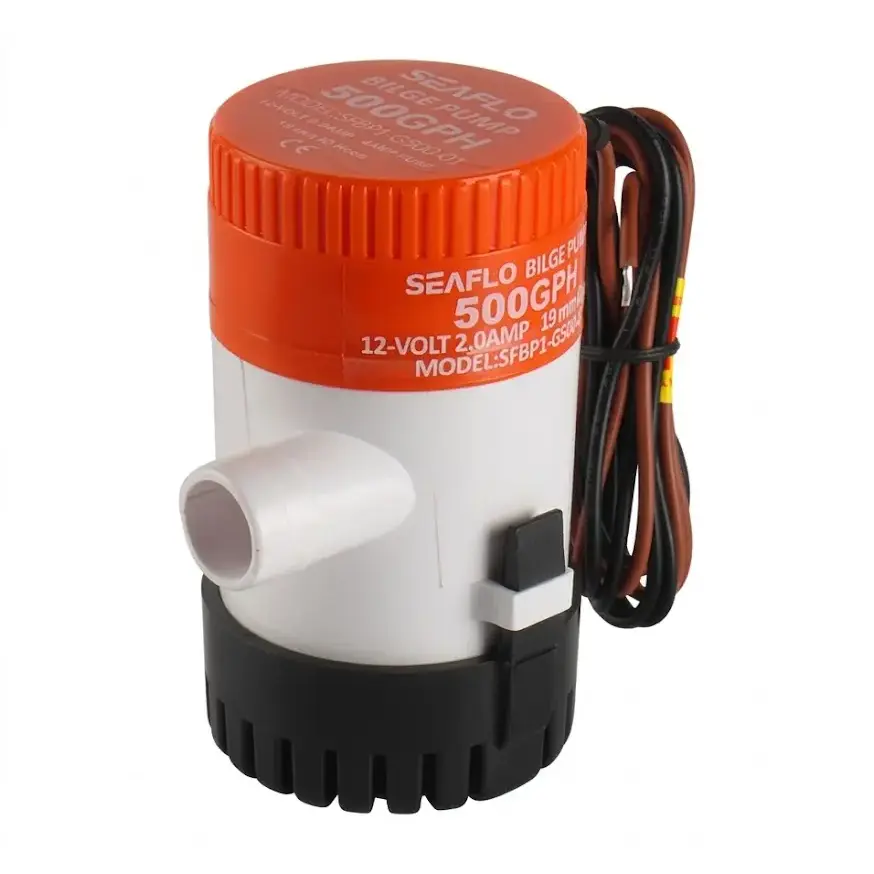 SEAFLO Klasik Dalgıç Manuel Sintine Pompası 500 GPH 12V  - Hortum Çıkışı Ø: 3/4'' (19mm)