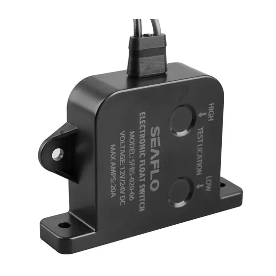 Seaflo 04 Serisi Elektrik Alan (Elektronik) Sintine Şalteri Flatörü 12V 10 A /24V 20 A - Temassız Algılama Teknolojisi