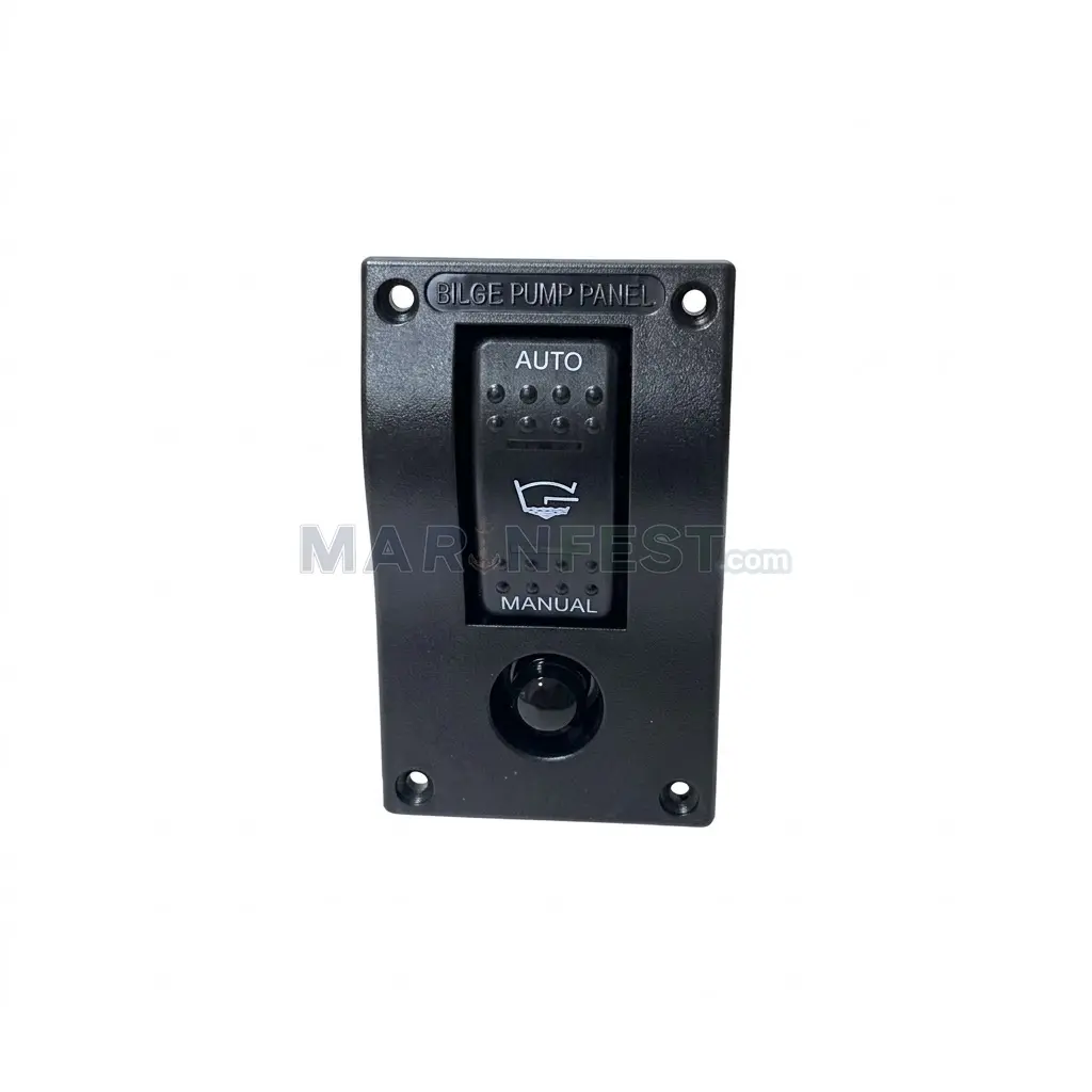 BFY Sintine Pompası Kontrol Paneli 12V/20A - 24V/10A - Profesyonel Kontrol Birimi  (Manuel - Off - Otomatik)