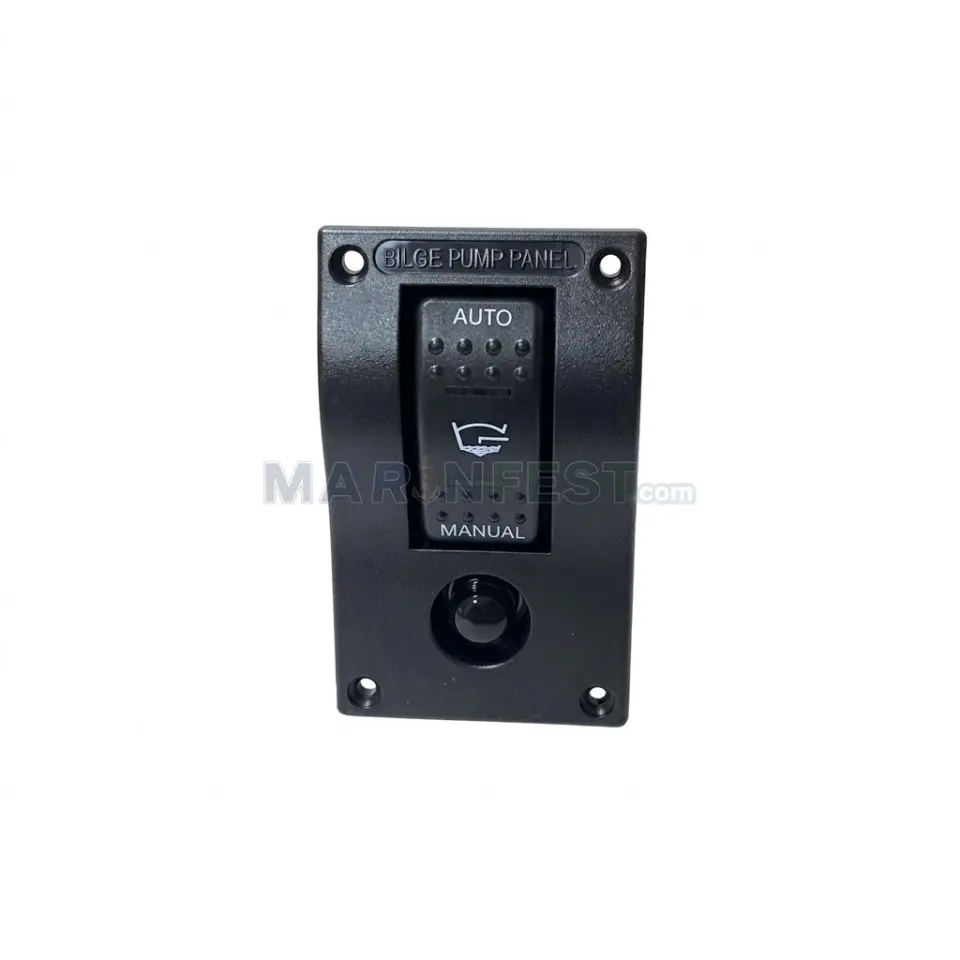 BFY Sintine Pompası Kontrol Paneli 12V/20A - 24V/10A - Profesyonel Kontrol Birimi  (Manuel - Off - Otomatik)