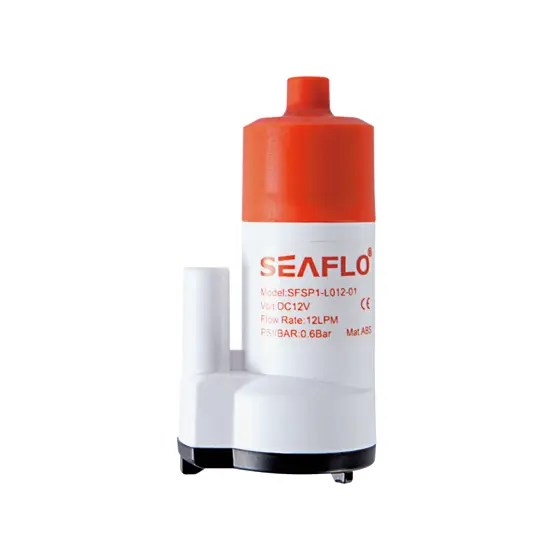 SEAFLO Mini Dalgıç Su Karavan Pompası 12 lt/dk 12V 2A- Hortum Çıkışı Ø: 1/2'' (12mm) - Gıda Sınıfı Güvenli