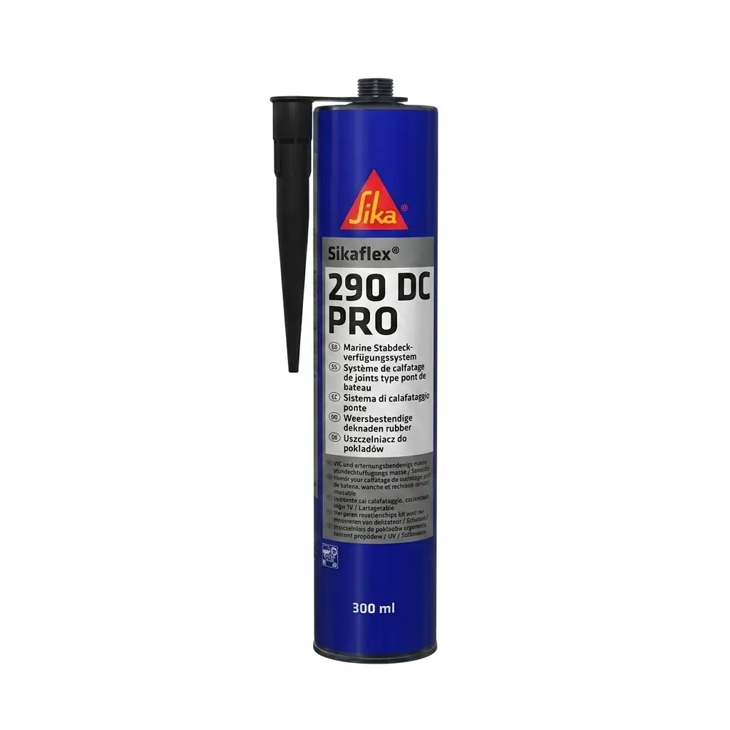 Sikaflex - 290 DC PRO Kartuş Siyah (300 ml ): Geleneksel Ahşap Güverteler İçin Profesyonel Armuz Dolgu Macunu