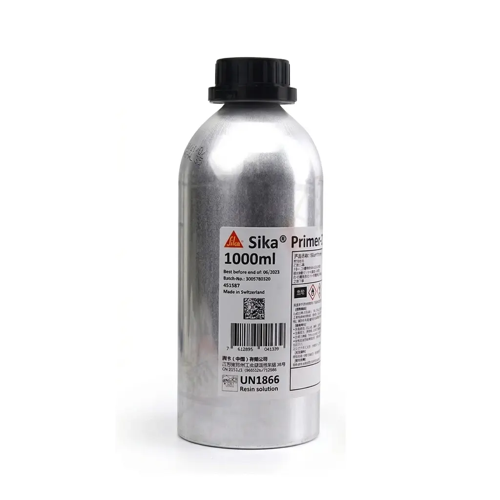 Sikaflex - Primer-206 G+P 1000ml (Siyah) - Çok Amaçlı, Pigmentli ve Solvent Bazlı Yüzey Astarı