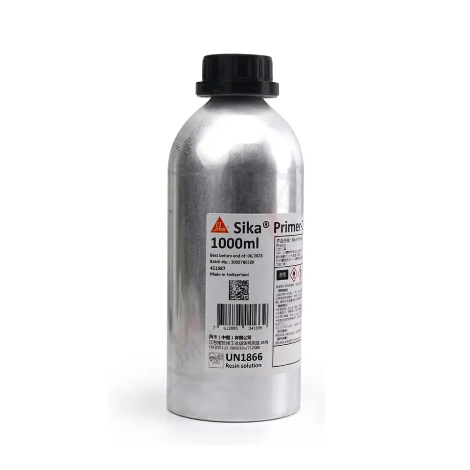 Sikaflex - Primer-206 G+P 1000ml (Siyah) - Çok Amaçlı, Pigmentli ve Solvent Bazlı Yüzey Astarı