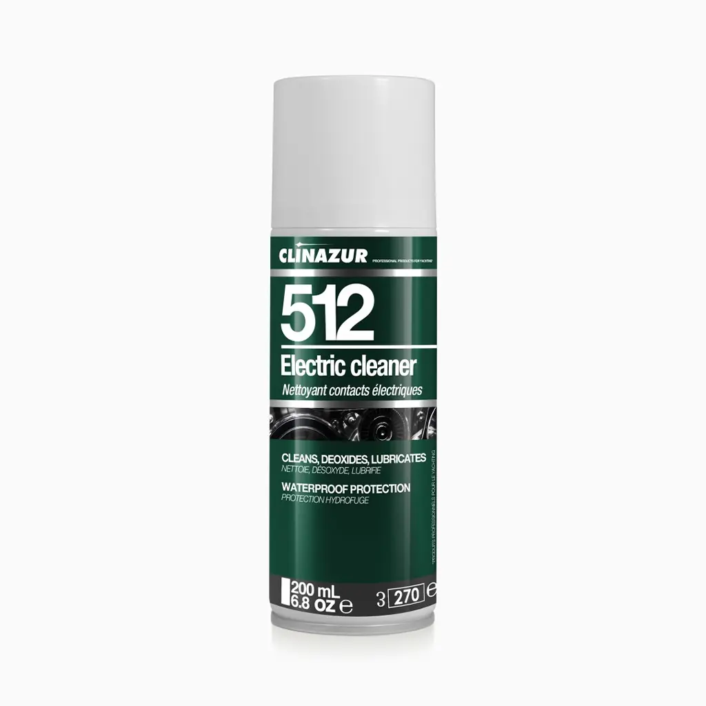 Clin Azur 512 - 200ml Elektrik Aksam Temizleyici - Elektronik Bağlantılarınız İçin 30.000V Gücünde Koruma!
