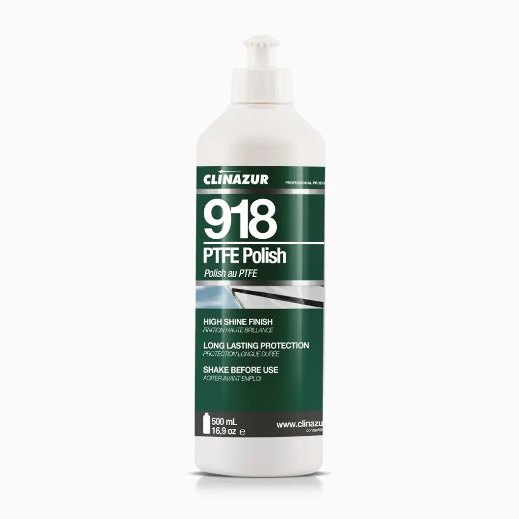 Clin Azur 918 - 500ml Teflonlu Cila - Koyu Renklerin Derinliğini Ortaya Çıkarın, Uzun Süreli Kalkanla Koruyun!